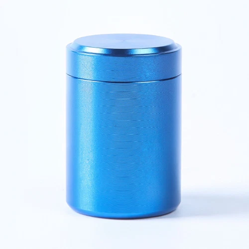 Airtight Smell Proof Metal Herb Can Portable Travel Tea Stash Jar Container Tool - Picture 14 of 14