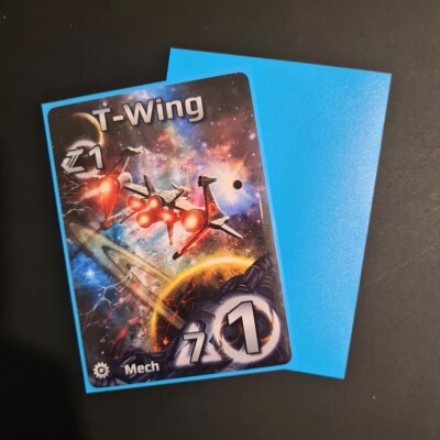 Blue Matte Card Sleeves - 50pc Standard Size Trading Card Game Magic  Pokmon | eBay