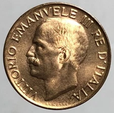 Vittorio Emanuele III 5 Cent Centesimi Spiga (dal 1919 al 1937) Vedi Tendina