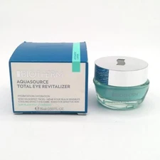 Biotherm Aquasource Total Eye Revitalizer Sensitive Skin 0.5oz /15ml *NEW IN BOX