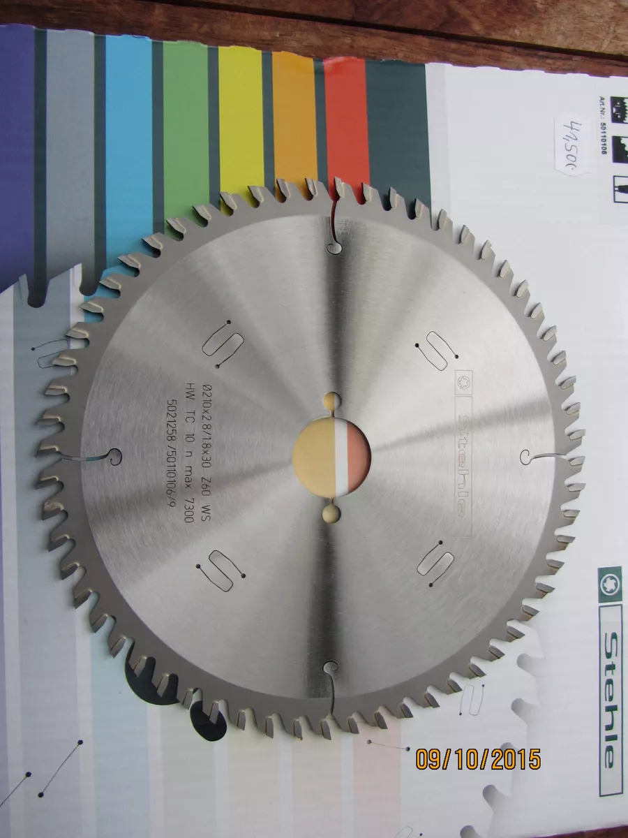 HM Widia Kreiss geblatt 210 x 30 Z 60 Stehle eBay