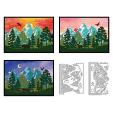 Forest Animals Cutting Dies Card Making Stencils for Scrapbooking Embossing