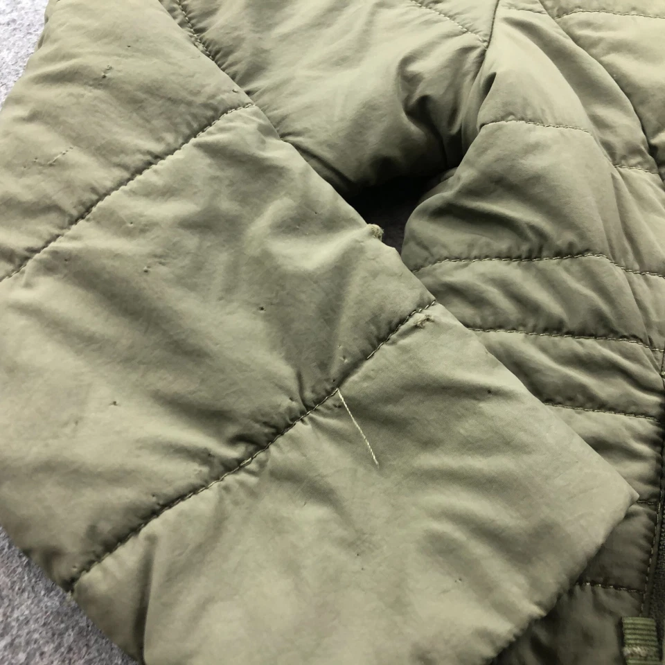 The North Face Jacket Girls 2XL Green Full Zip Quilted Lined Logo * - Image 4 of 4