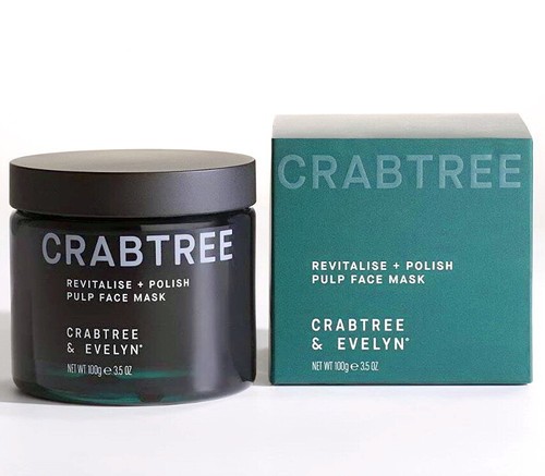 Crabtree & Evelyn Revitalise Polish Pulp Face Mask 100g RRP£40 Exfoliating Scrub