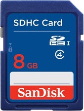 SanDisk Class 4 8GB Memory Card SD SDHC Card