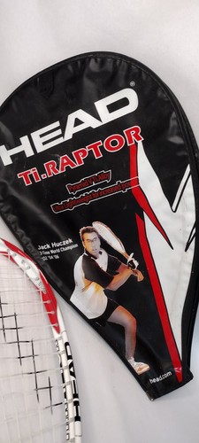 HEAD TI Raptor Titanium Racquetballschläger guter Zustand braucht neues Griffband - Bild 2 von 6