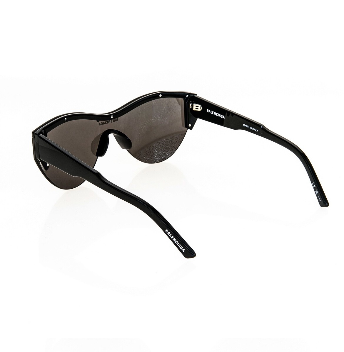 BALENCIAGA SKI 0004 Black Shield Mask Fashion Sunglasses  display picture 2