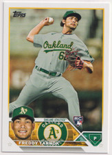 2023 Topps #608 Freddy Tarnok RC Oakland Athletics