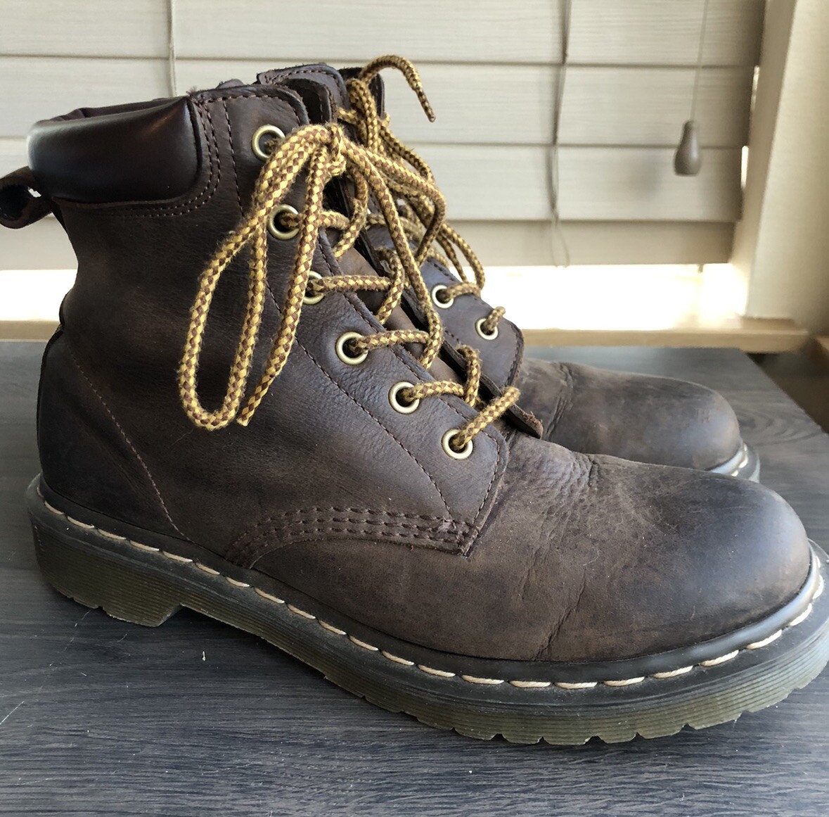 Dr Martens Women's 939 Ben Boot Brown Ankle Boots Size US Chunky - Main Image