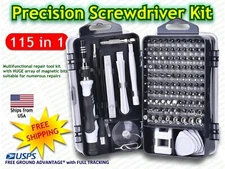 115 in 1 Magnetic Precision Screwdriver Set PC Phone Electronics Repair Tool Kit