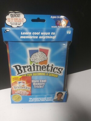 Brainetics - More Cool Memory Tricks! DVD New Sealed