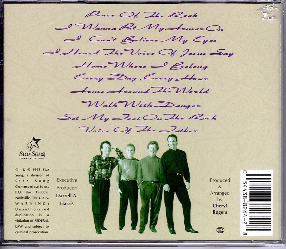 CD Gaither Vocal Band. Peace of the Rock. Como nuevo. American Gospel.Mark Lowry - Imagen 2 de 3