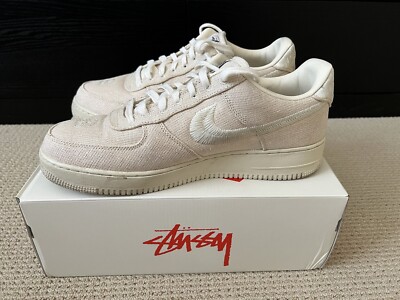 Nike Air Force 1 Low x Stussy Fossil Size 13 CZ9084-200 | eBay