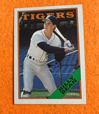 BILLY BEAN ~ 1988 Topps #267 ~ Detroit Tigers