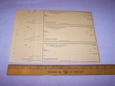 1960's Harvey LOWDERMILK STANDARD SERVICE Gas & Oil Checks CENTERPOINT INDIANA