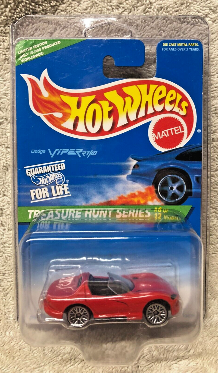 DODGE VIPER RT/10 RED 1996 TREASURE HUNT limited edition hot