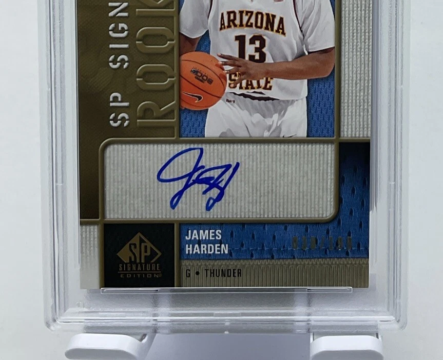 James Harden дебютант с автографом PSA 9 -2009 SP Signatures /199 Clippers, ASU Sun Devils - Изображение 3 из 4
