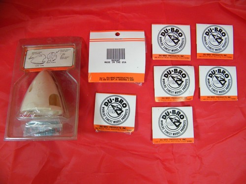 DU-BRO RC AIRPLANE PARTS, SPINNER, COUPLER, CLEVIS, CHARGING JACK, KWIK-LINKS - Picture 2 of 12