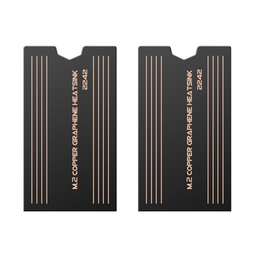 Metal Heat Dissipator for 2242 SSD, Metal Cooling Vest Easy Installation