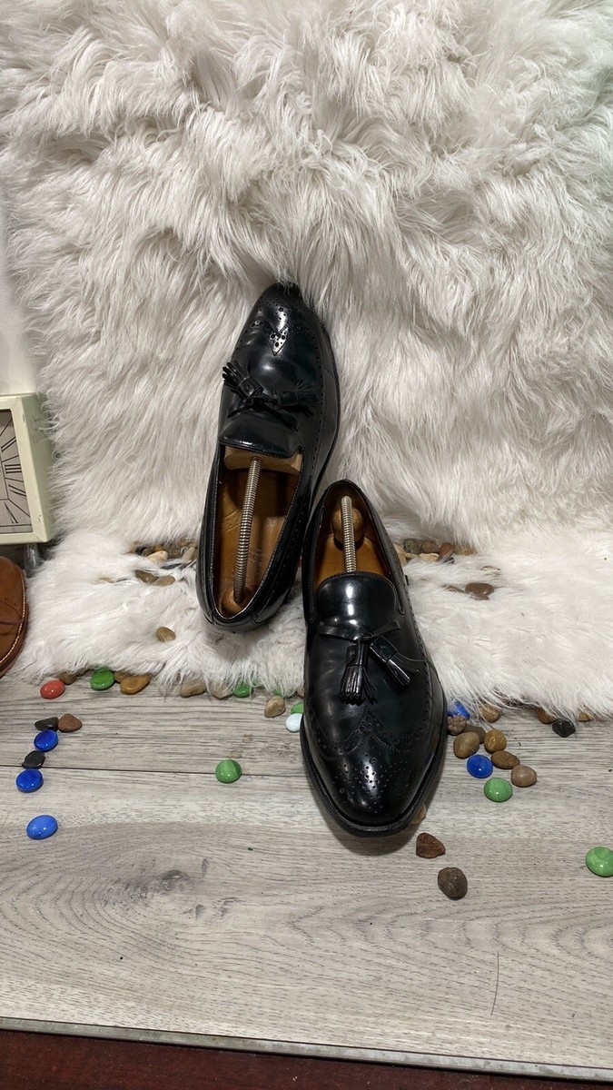 Johnston & Murphy Aristocraft Tassel Wingtip Loafer Leather 