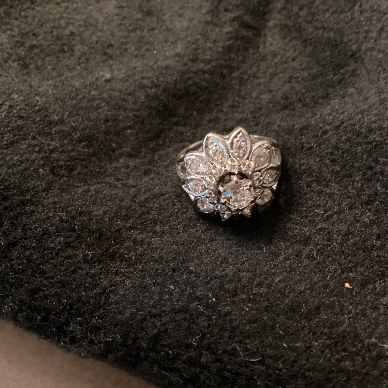 antique diamond ring - image 3