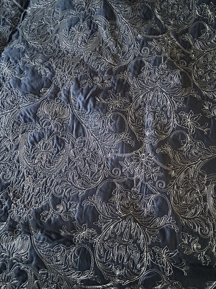 Dorma Mayfair Discontinued Black And Gold Bedspread/throw 100 Cotton eBay