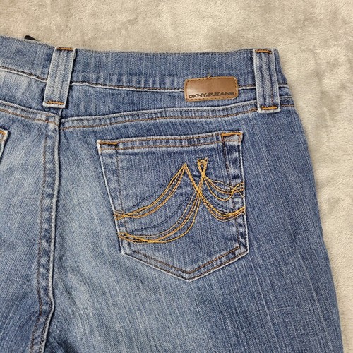 Jeans DKNY EST 1989 marchio di fabbrica donna jeans casual denim blu taglia 9R - Foto 6 di 13