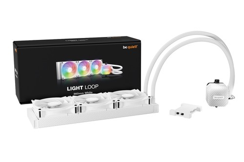be quiet! Light Loop 360mm White AIO | Premium RGB Liquid Cooling | UK Partner - Picture 3 of 7