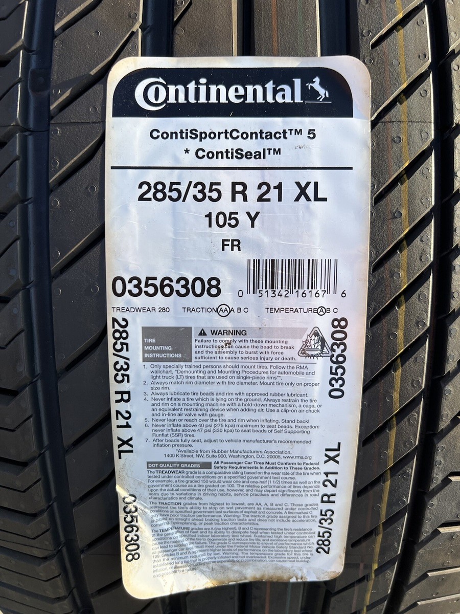 4X BRAND NEW Continental ContiSportContact 5 BMW Tires 2X 4X BRAND NEW Continental ContiSportContact 5 BMW Tires 2X