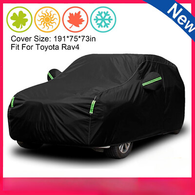For Toyota Rav4 Custom Fit Full Car Cover Waterproof Sun All Weather Protection