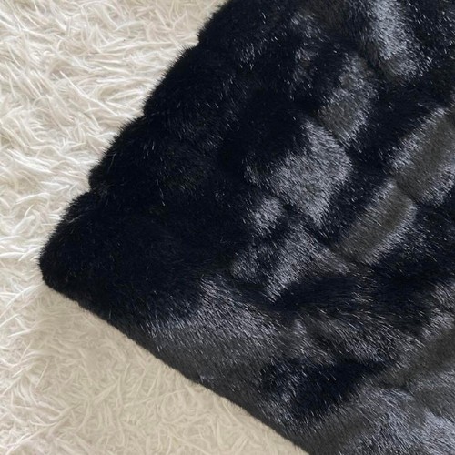 Cappotto pelliccia Kate Spade New York nero taglia 0 lunghezza 35 pollici dal Giappone - Foto 12 di 15
