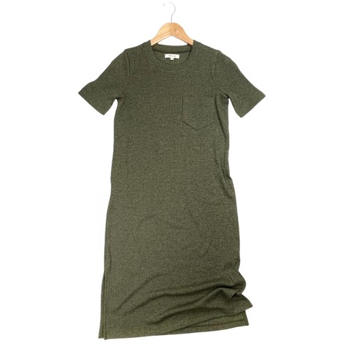 Madewell Ribbed Pocket T Midi Dress 