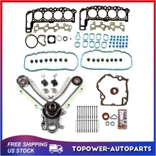 Timing Cover Gasket Head Bolts Head Gasket Set For 02 Dodge Ram 1500 4.7L V8