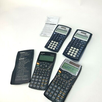 2x Ti-30x IIS Scientific Calculator & 2x Sharp EL-W516 Might need batterie in 2 