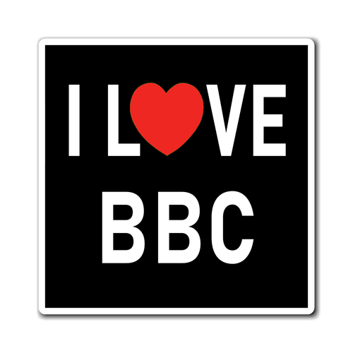 I Love BBC Magnet I Heart Big Black Cock Magnet Funny Sex Joke Gag Prank Gift - Picture 4 of 11
