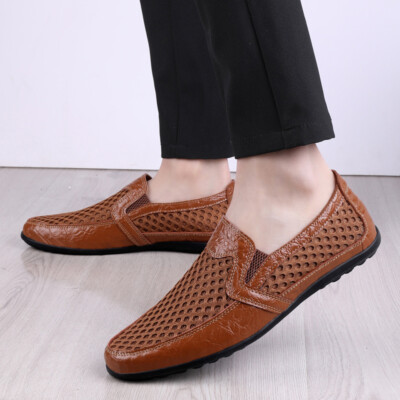 Summer Men Breathable Anti-Skid Loafers 