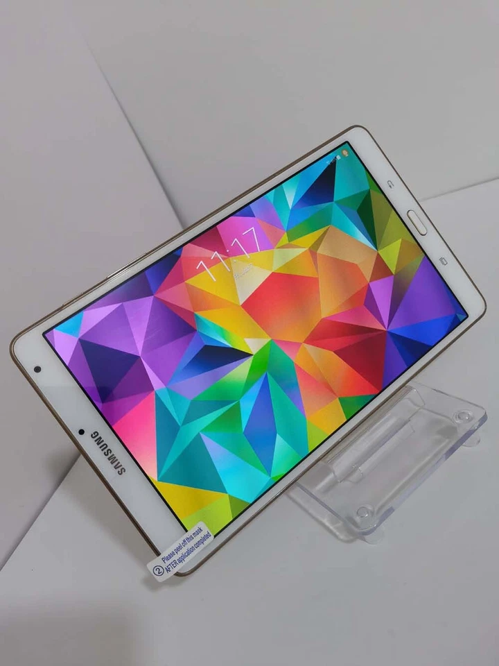 Samsung Galaxy Tab S SM-T700 16 GB+3 GB RAM Tablet - 8.4" - Wireless LAN White - Image 2 of 4