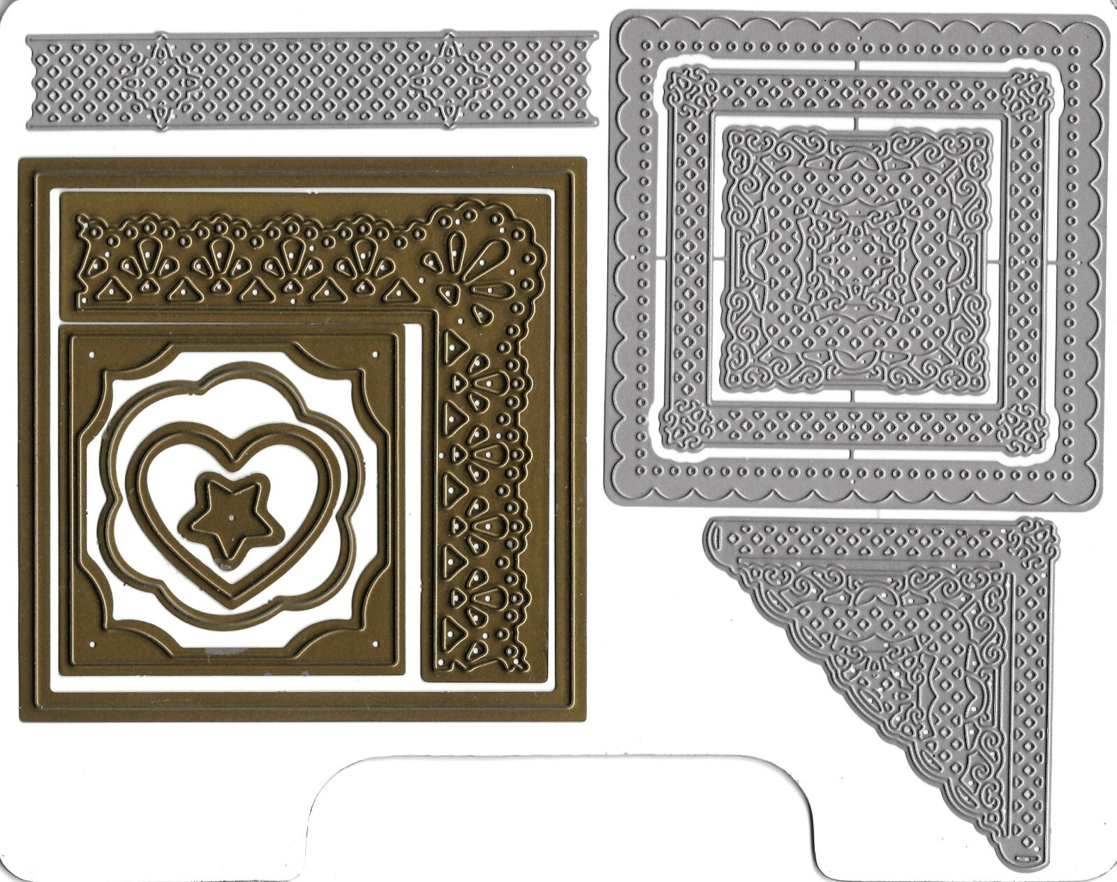 24 Assorted Dies on Artbin Sheets Ref 062402 eBay