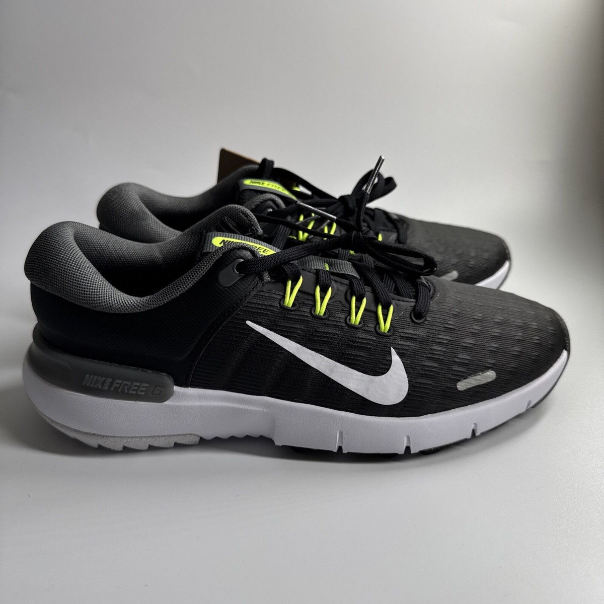 Size 4.5 - Nike Free Golf Next Nature Black White for sale online