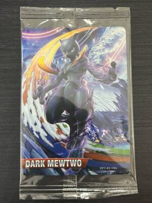 Pokemon Dark Mewtwo Pokken ZBonus Promo Amiibo Unopened Pokemon