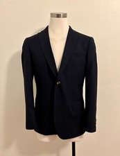 Loro Piana x DAMAT Navy Blue Slim Fit Suit Jacket (size: EUR 40 US 50)