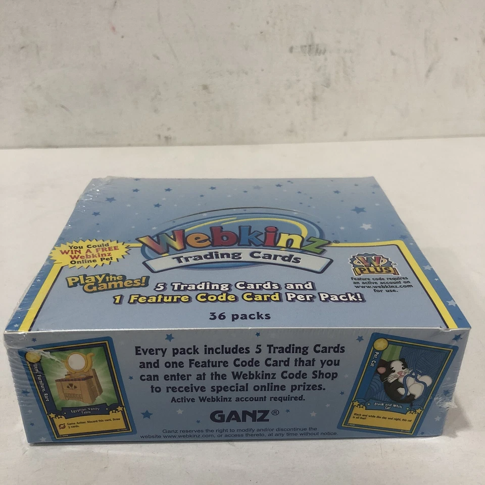 Webkinz Juego de Cartas Coleccionables TCG Booster Box (36 Paquetes) Nuevo Precintado Foto 2 de 4
