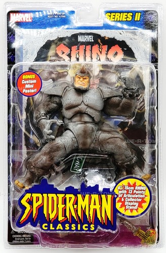 Marvel Spider-Man Classics Series II Rhino 6" Action Figure Toy Biz 47094 NRFP - Picture 2 of 7