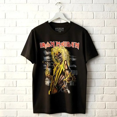 Iron Maiden Killers Album Men's T Shirt Eddie Head Heavy Metal