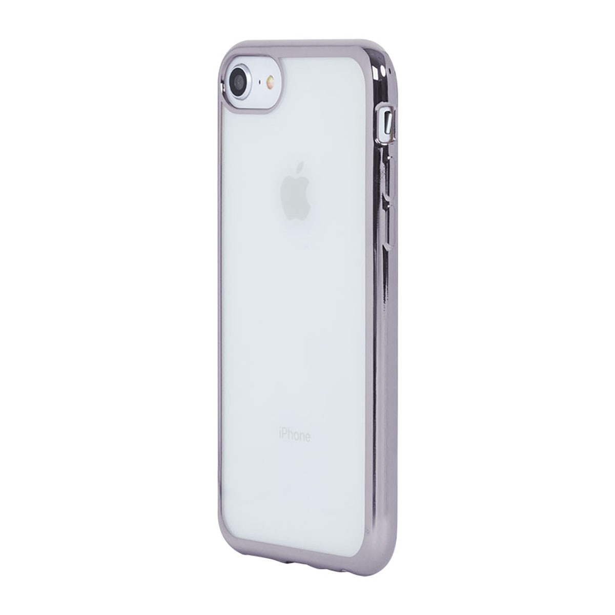 Coque iPhone SE fine en métal - Protection d'écran intégrée argent pour iPhone 8 et 7