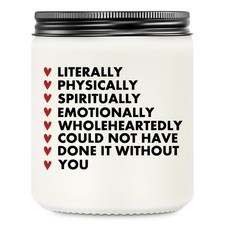 Thank You Gifts for Women, Men - Thank You Candle, Lavender Scented Candle Ap...