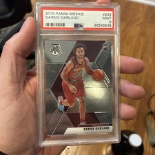 Darius Garland Rookie Card 2019-20 Panini Mosaic #249 PSA 9. rookie card picture