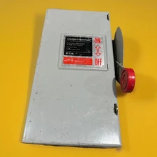 🔥(AN) ***QTY 1*** Eaton DH361FGK HD 30A Fusible Disconnect Switch 600V #1