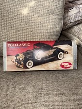 Vintage 1931 Rolls Royce Phantom 2 Replica Car Solid State AM Radio Works W/ Box