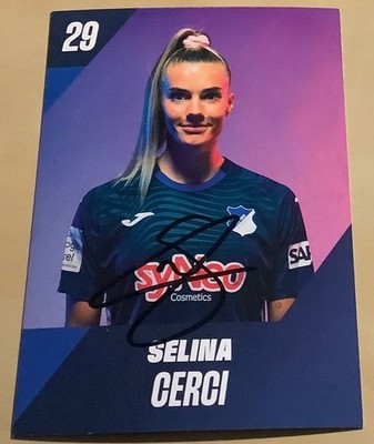 Selina Cerci Orig signierte Autogrammkarte Hoffenheim Frauen Autogramm 25/26 #14